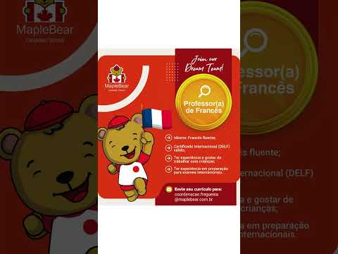 Maple Bear Freguesia abre vaga para Professor(a) de Francês