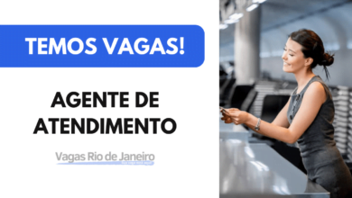 Vaga para Agente de atendimento