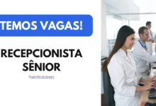 Recepcionista Sênior