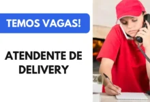 Vaga para Atendente de Delivery