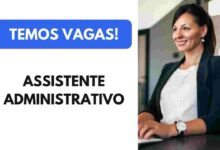 Vaga para Assistente Administrativo