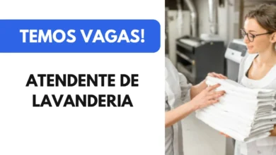 Vaga para Atendente de Lavanderia