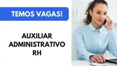 Vaga para Auxiliar Administrativo RH