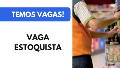 Vaga para Estoquista