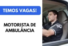 Vaga Motorista de Ambulância