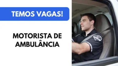 Vaga Motorista de Ambulância