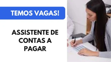 Vaga para Assistente de Contas a Pagar