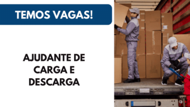 Vaga Ajudante de Carga e Descarga