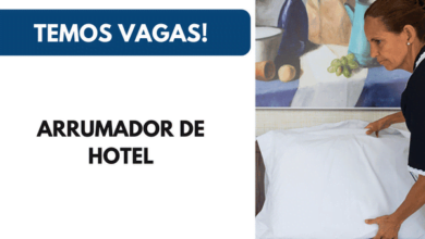 Vaga Arrumador de Hotel