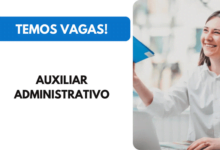 Vaga Auxiliar Administrativo