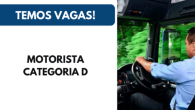 Vaga Motorista Categoria D