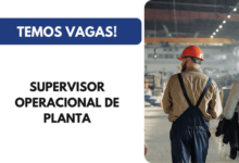 Vaga Supervisor Operacional de Planta