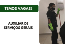 Vaga Auxiliar de Serviços Gerais