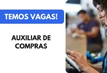 Auxiliar de Compras vagas de emprego