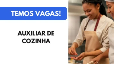 Vaga para Auxiliar de Cozinha