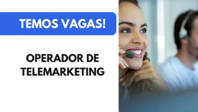 Vaga Operador de Telemarketing