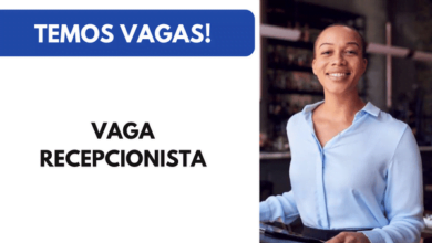 Vaga Recepcionista