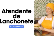 Vaga para Atendente de Lanchonete