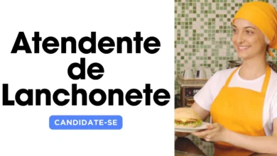 Vaga para Atendente de Lanchonete