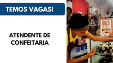 Vaga para Atendente de Confeitaria