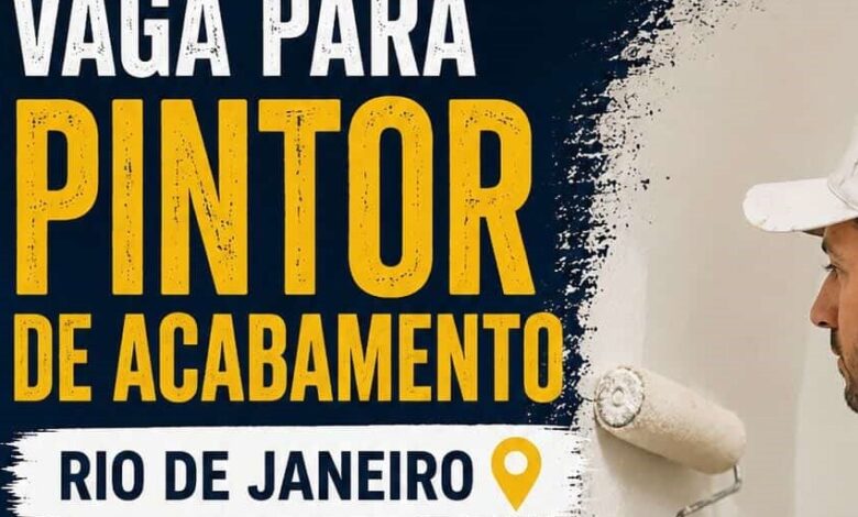 Vaga Pintor de acabamento RJ