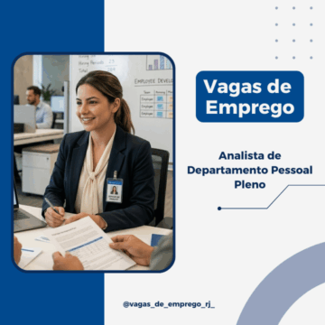 Analista de Departamento Pessoal Pleno - Copacabana/RJ 2 Vagas Rio de Janeiro