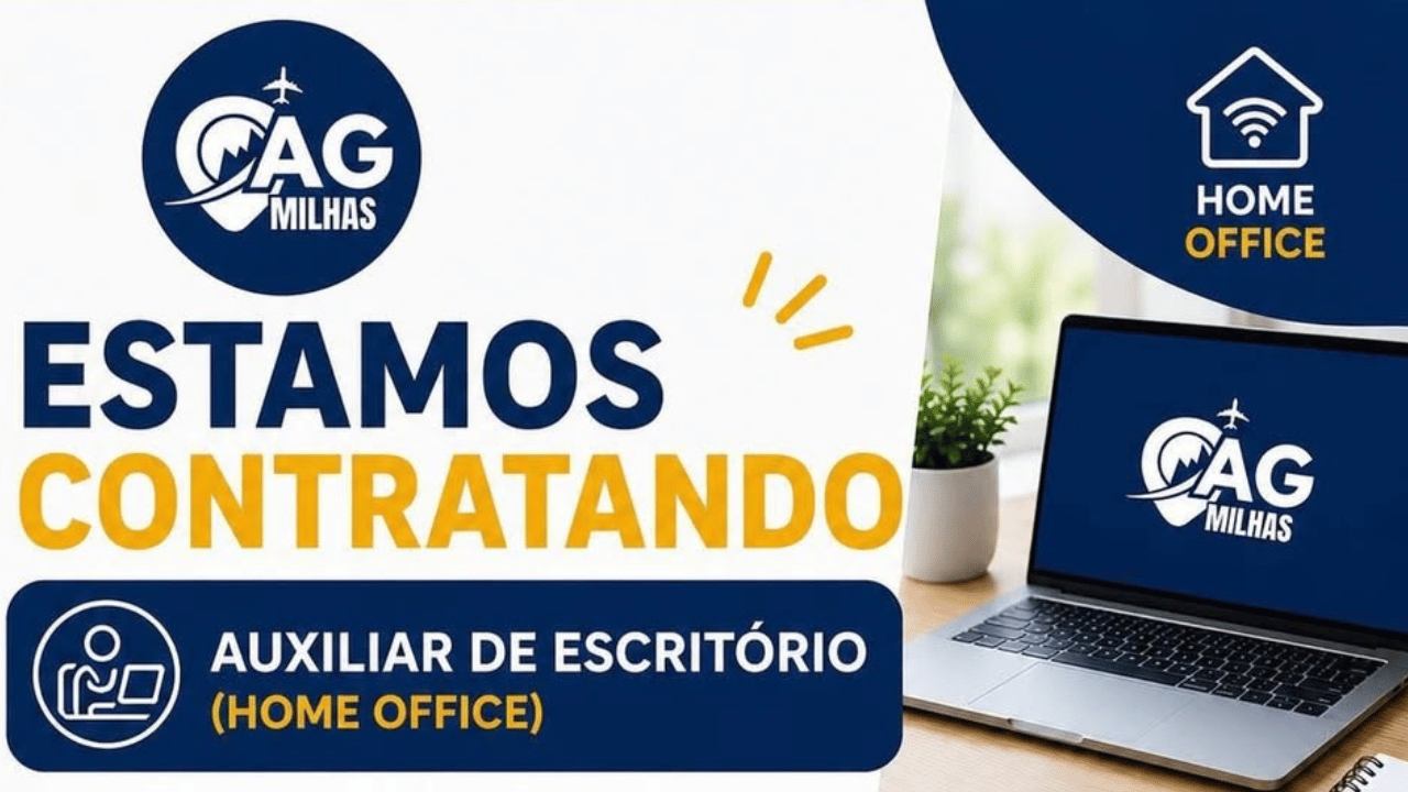 AG Milhas abre vagas de emprego