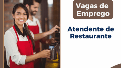 Vagas de emprego para o cargo de Atendente de Restaurante