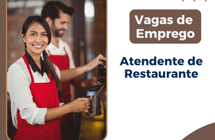 Atendente de Restaurante - Tijuca RJ 1 Vagas de emprego para o cargo de Atendente de Restaurante