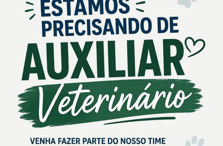 Auxiliar Veterinário - Clínica Veterinária - Ipanema RJ 1 Vagas de emprego para o cargo de Auxiliar Veterinário