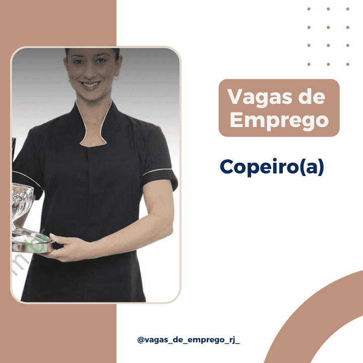 Vagas de emprego aberta para Copeiro(a)