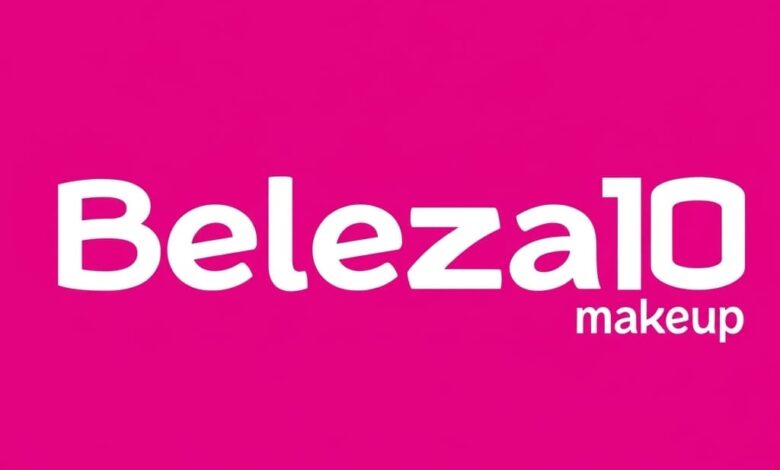 Auxiliar Administrativo - Beleza 10 Make Up - Rio de Janeiro, RJ 1 Logotipo oficial da Beleza10 Makeup com letras brancas sobre fundo rosa choque, destacando vaga de emprego aberta.