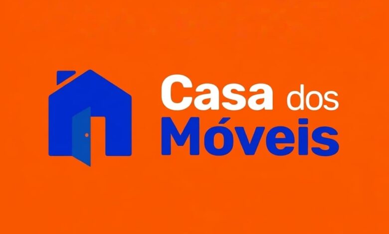 Auxiliar de Serviços Gerais - Casa dos Móveis - Campo Grande, RJ 1 Logotipo da Casa dos Móveis em fundo laranja, composto pelo ícone de uma casa azul com porta aberta e a escrita "Casa dos Móveis" em branco e azul.