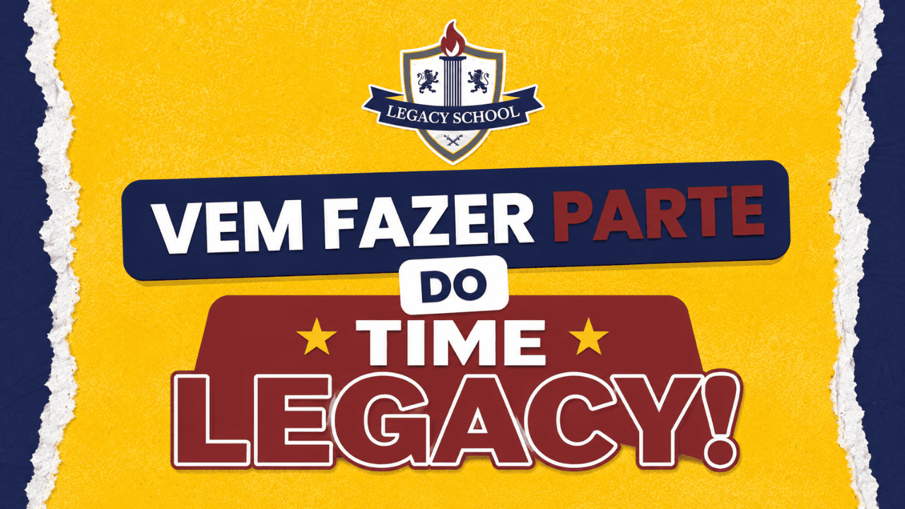 Legacy School abre seleção para diferentes funções no ano letivo de 2027 - Maricá RJ 1 Legacy School abre processo seletivo para diferentes funções