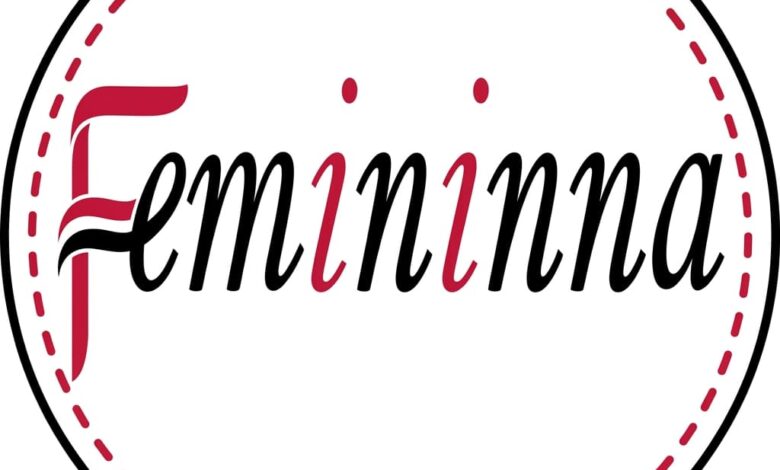Criadora de Conteúdo - Lojas Femininna - Campo Grande, RJ 1 Logotipo circular das Lojas Femininna com detalhes pontilhados e o nome escrito em preto e vermelho, anunciando vaga de emprego aberta.