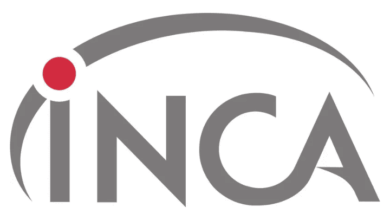 Estagiário de Recursos Humanos - INCA - Rio de Janeiro (Centro) 19 Logotipo do INCA com a sigla estilizada em cinzento e detalhe em ponto vermelho sobre a letra I sobre fundo claro.