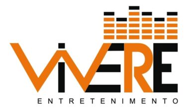 Jovem Aprendiz Administrativo - Vivere Entretenimento - Rio de Janeiro/RJ 18 Logotipo da Vivere Entretenimento com letras pretas e laranjas, ícone de equalizador gráfico de som e o nome da empresa sobre fundo claro.